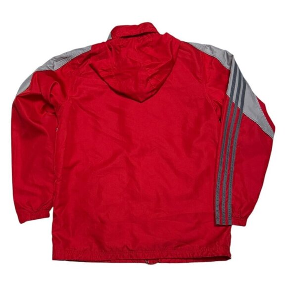 ADIDAS Retro Vintage Y2K 2000s Lightweight Activewear Windbreaker Jacket Medium - Picture 2 of 8